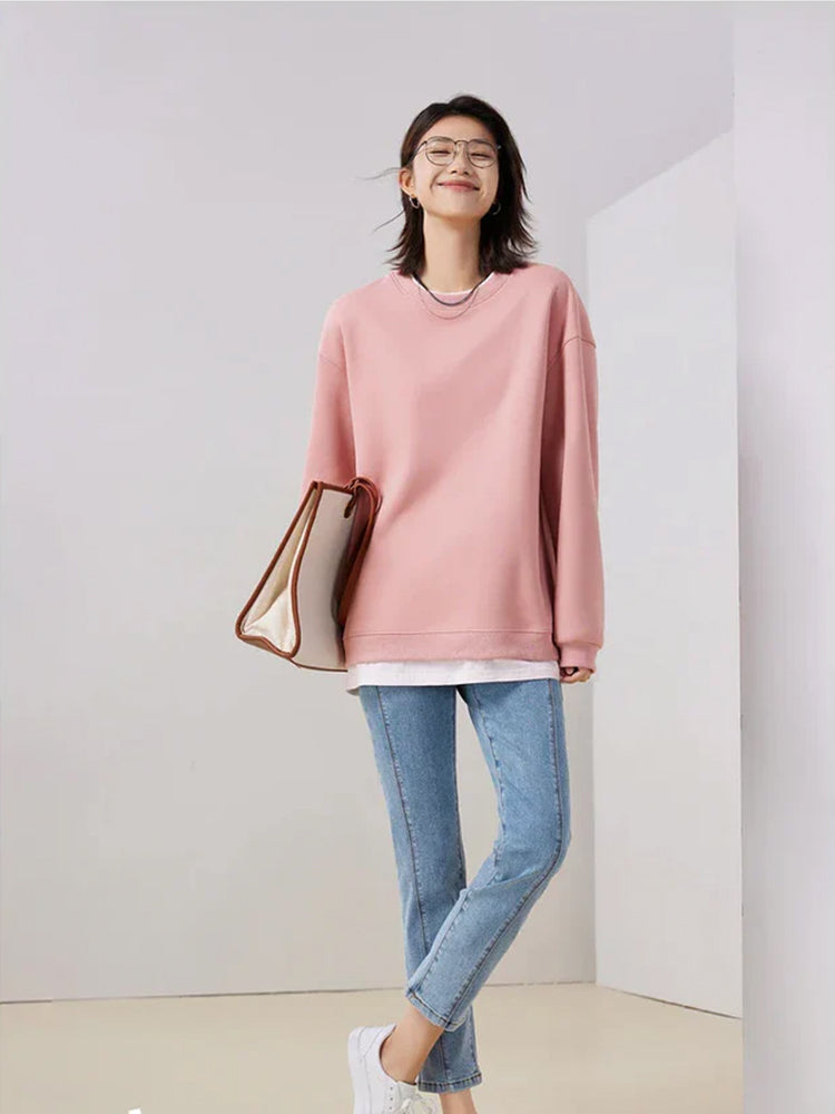 Jaya Round Neck Loose Sweatshirt