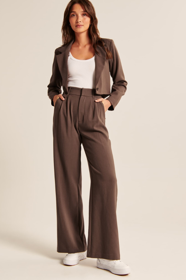 Azura Mid Rise Wide Leg Pants