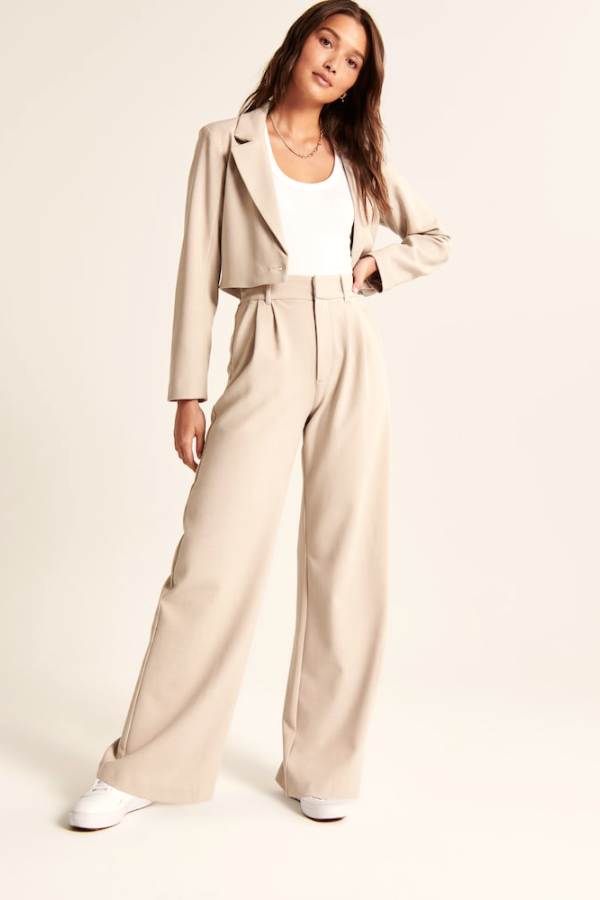 Azura Mid Rise Wide Leg Pants