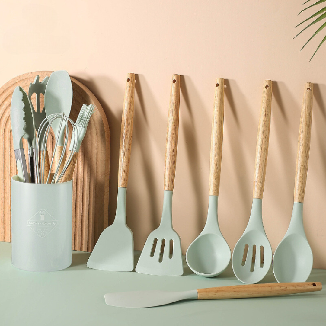 Azura 12-Piece Silicone Multi-Use Kitchen Utensil Set