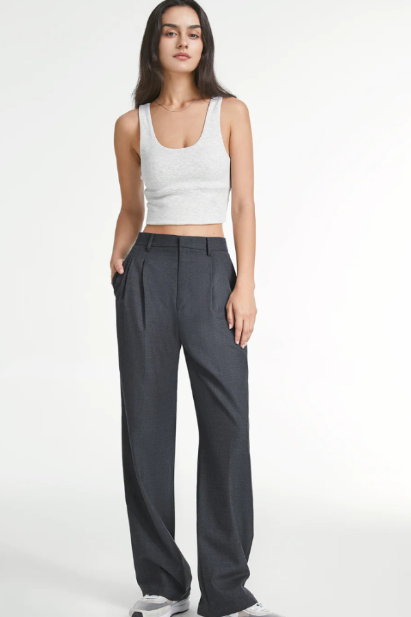 Azura Mid Rise Wide Leg Pants