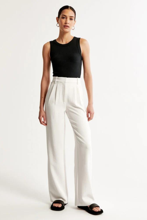 Azura Mid Rise Wide Leg Pants