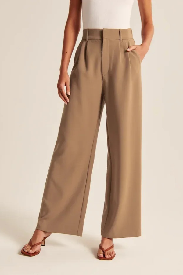 Azura Mid Rise Wide Leg Pants