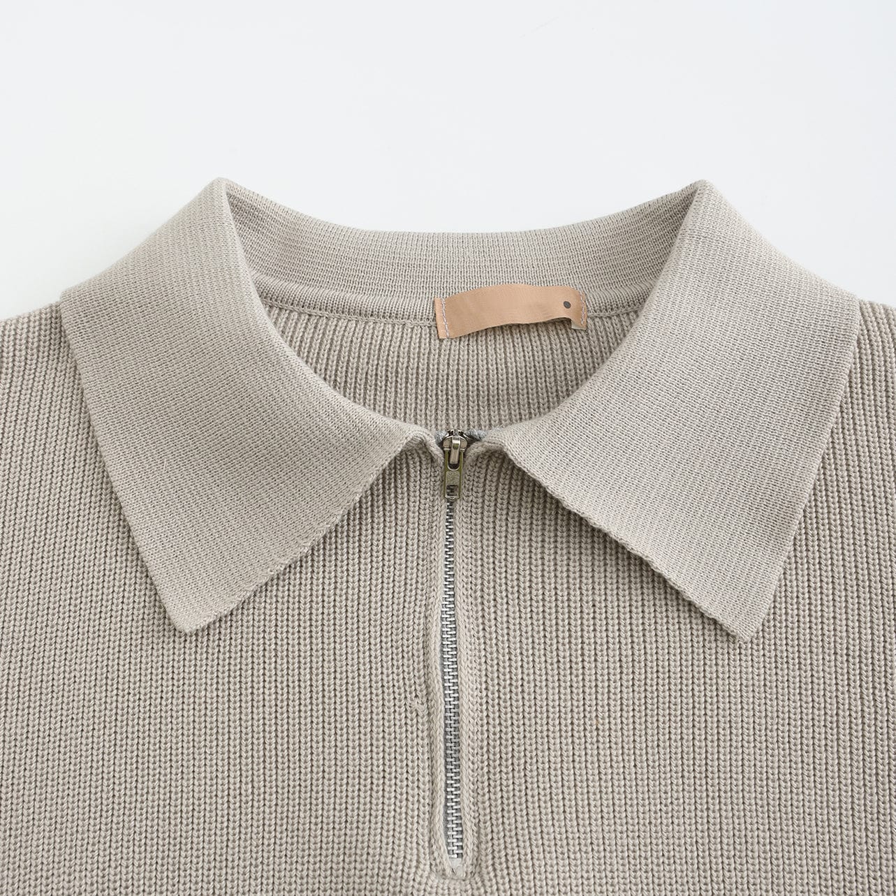 Cesaure Quarter-Zip Collar Sweater