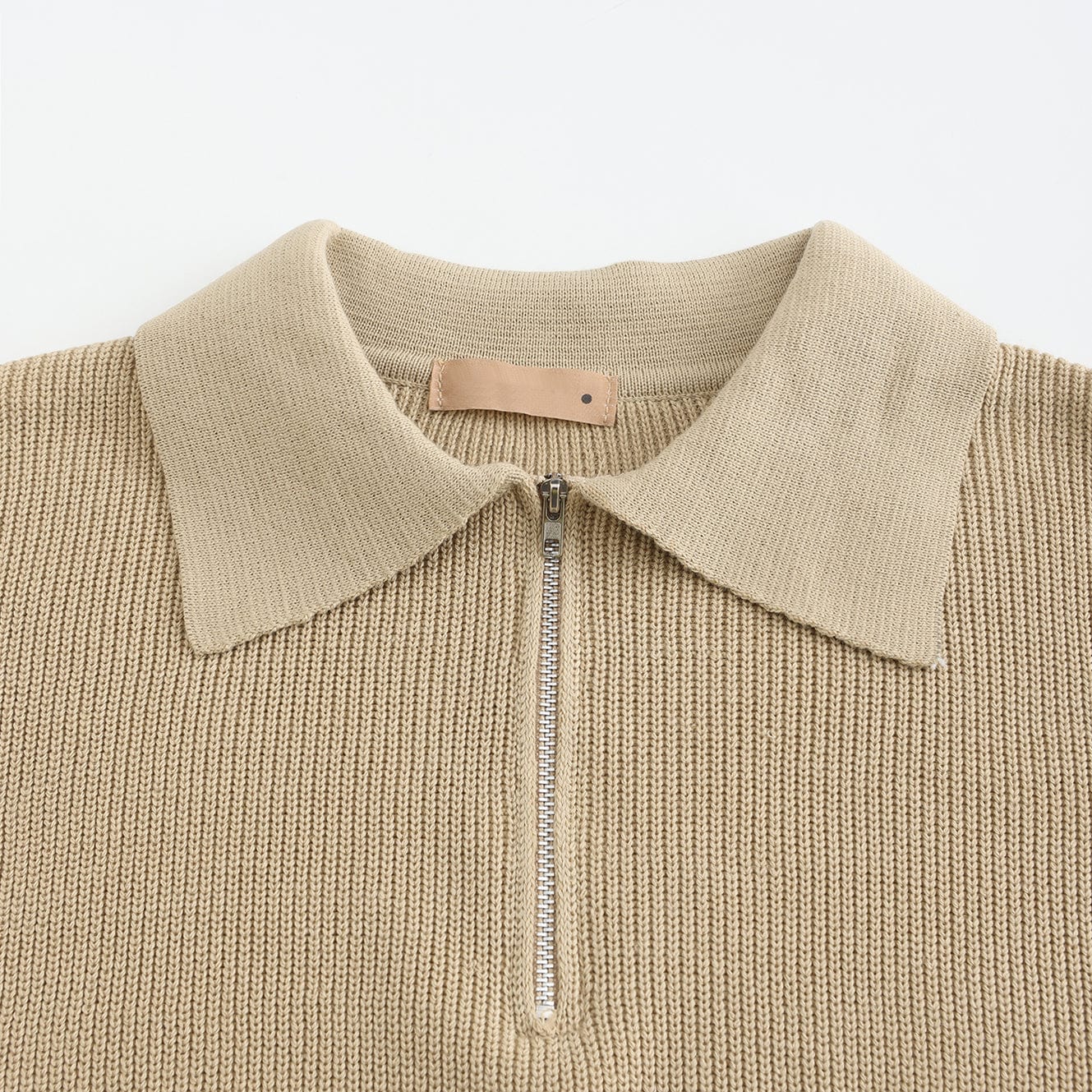 Cesaure Quarter-Zip Collar Sweater