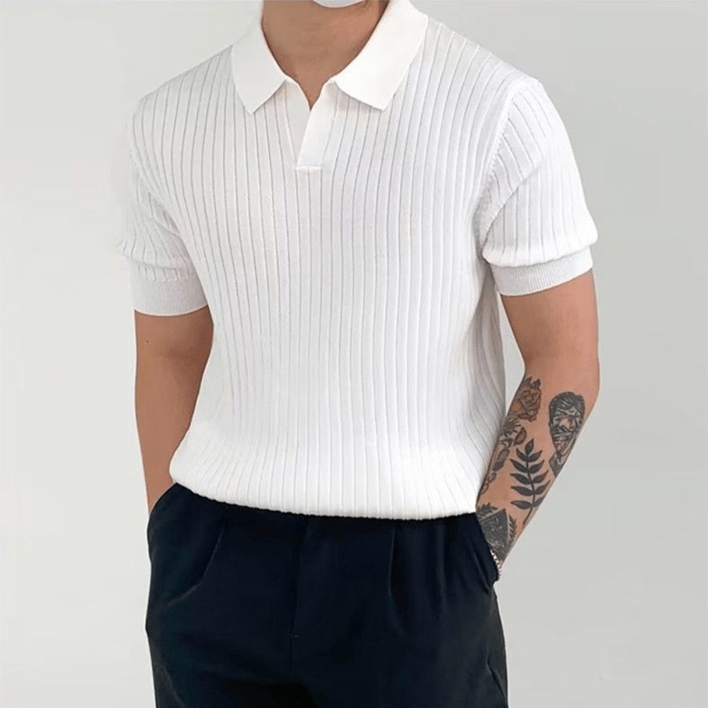 Classic Slim Fit Short-Sleeved Polo Shirt