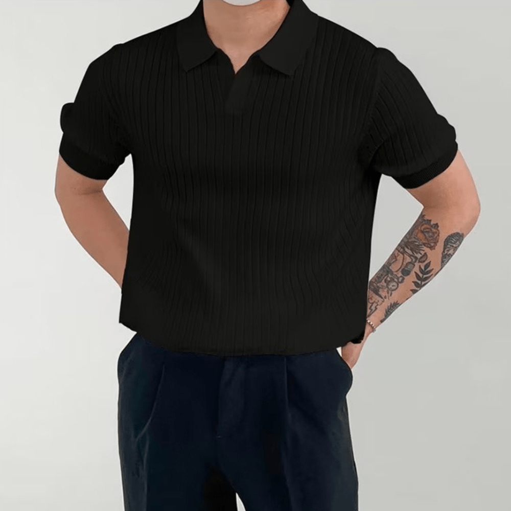 Classic Slim Fit Short-Sleeved Polo Shirt