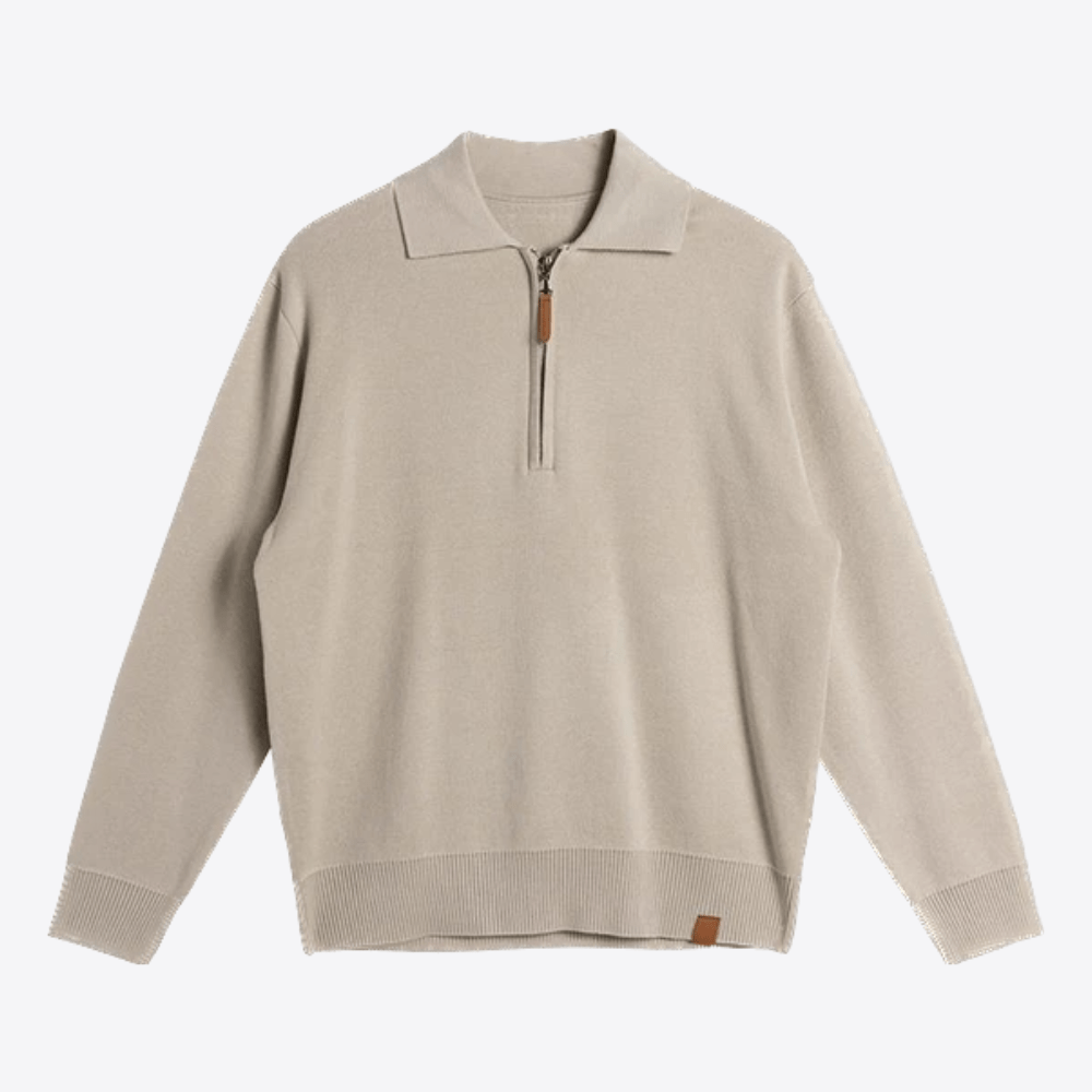 Lombardi Wool Quarter Zip Men's Sweatshirt