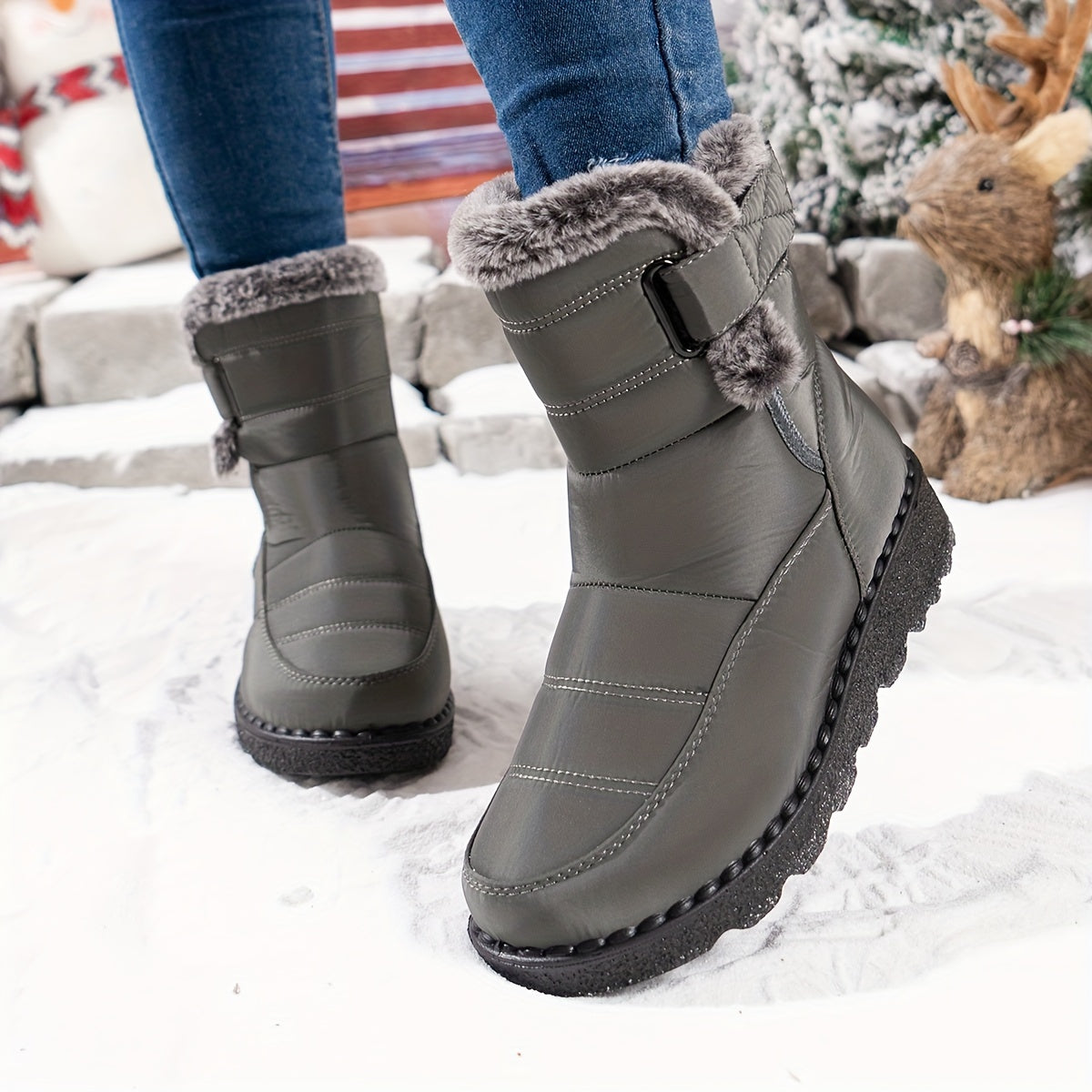 Winter Mountain Boots for Women - Soft Plush Lining