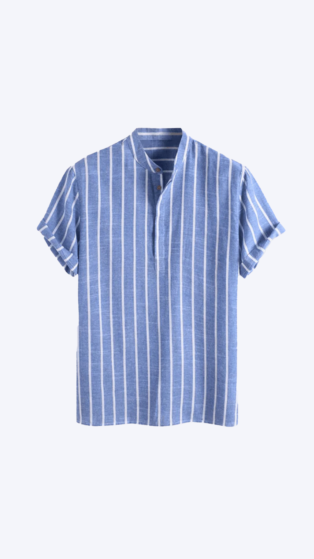 Sailor Blue Short Sleeves Striped Shirt