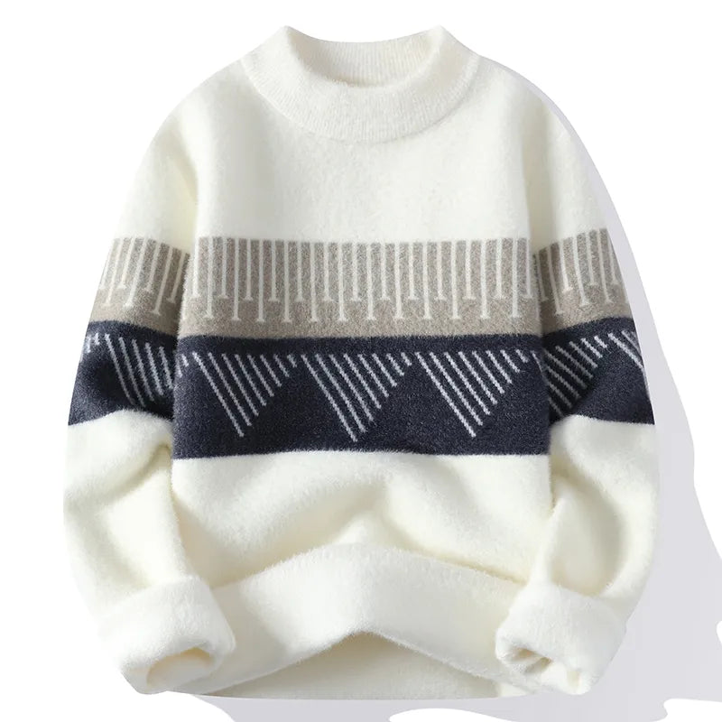 Ozul Pattern Crewneck Sweater