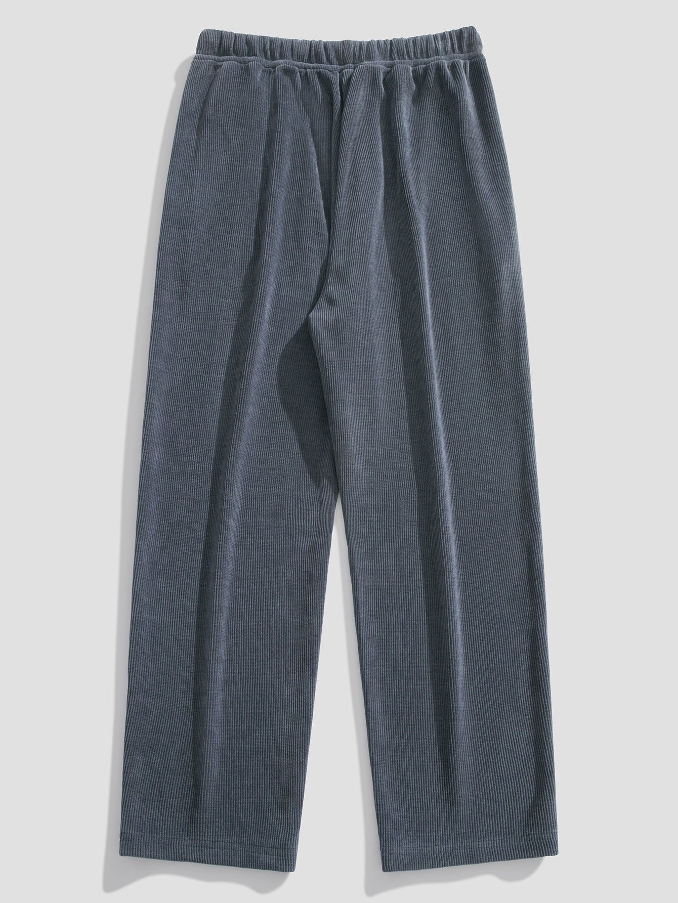 Relaxed Straight Leg Corduroy Pants