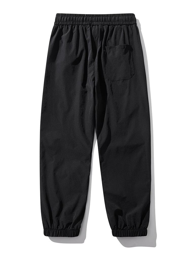 Raydon Elastic Waist Parachute Cargo Pants