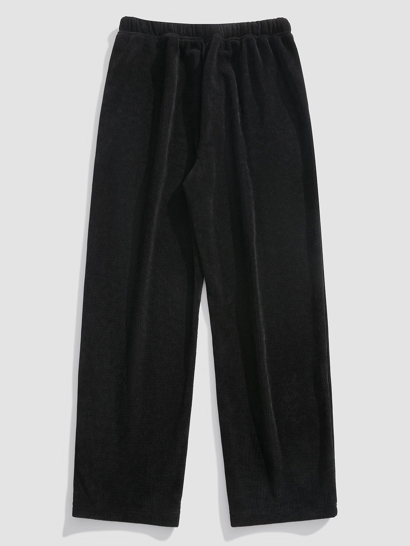 Relaxed Straight Leg Corduroy Pants