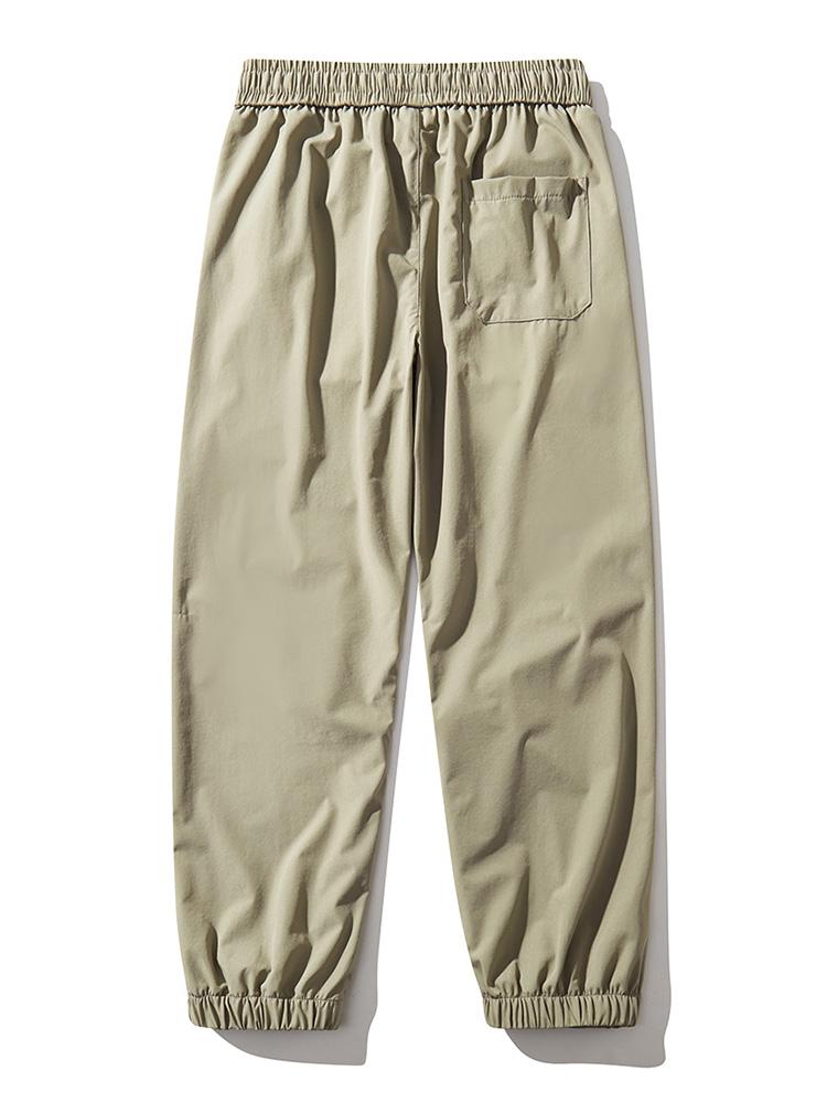 Raydon Elastic Waist Parachute Cargo Pants