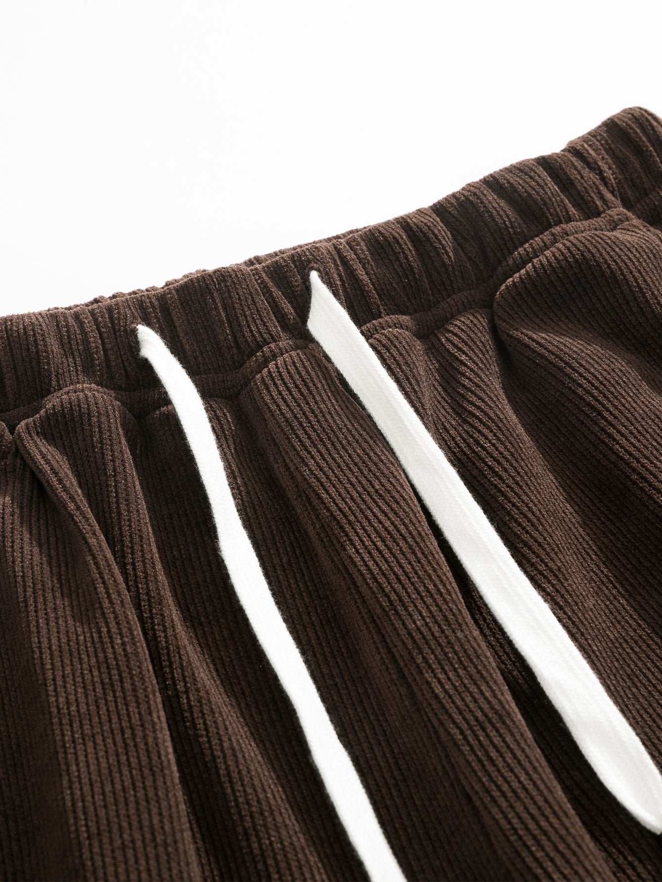 Relaxed Straight Leg Corduroy Pants