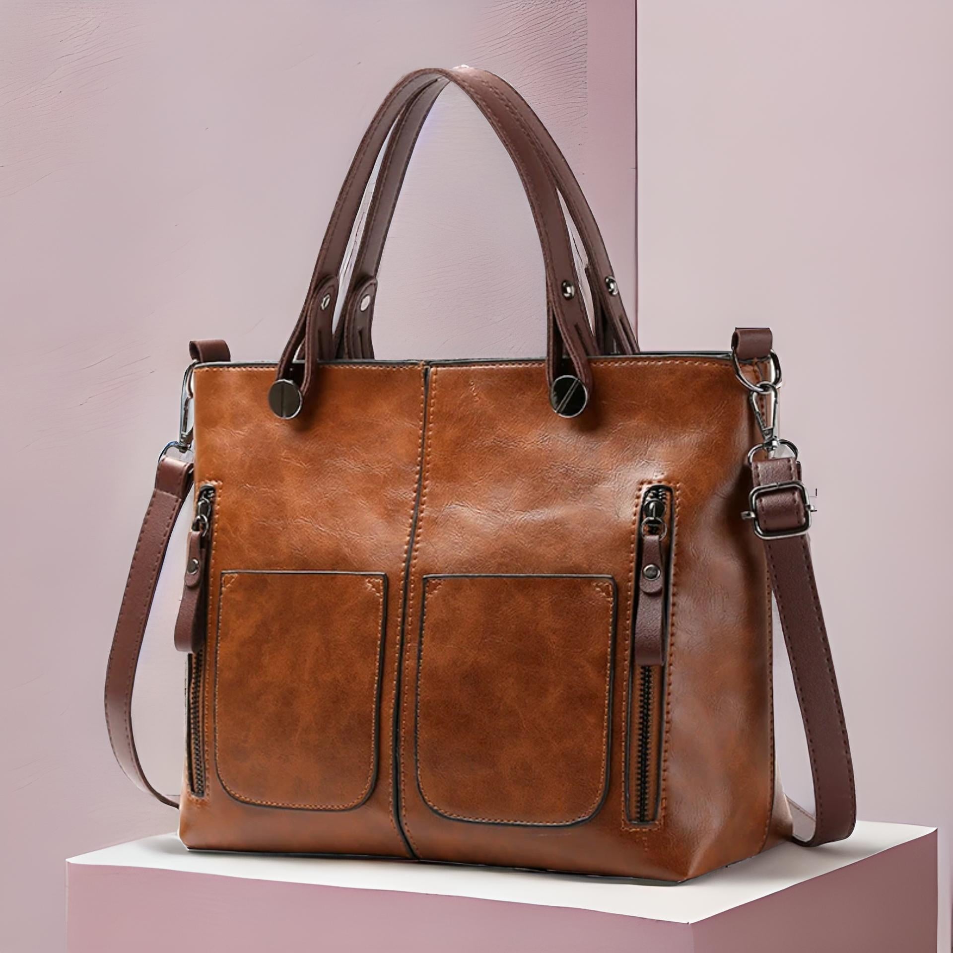 Shayna PU Leather Handbag